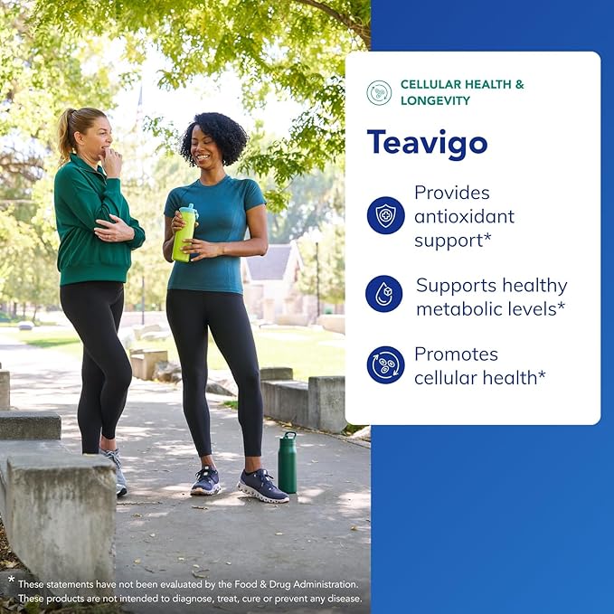 Pure Encapsulations Teavigo | Hypoallergenic Supplement with Caffeine-Free Green Tea Extract to Provide Antioxidant and Cellular Support* | 120 Capsules