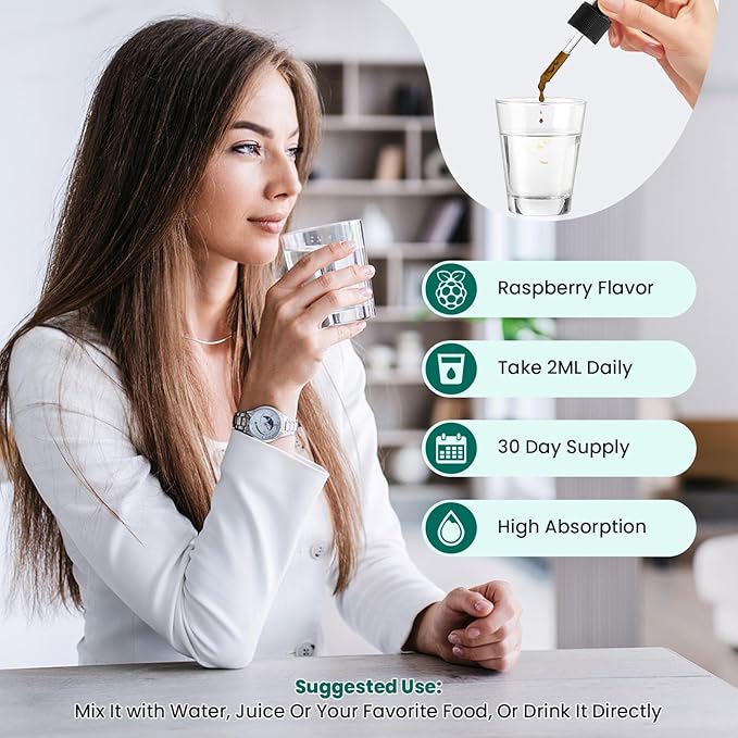 Lymphatic Drainage Drops - 11 in 1 Lymphatic Supplement for Immune Lymph System &amp Liver Detox - with Echinacea Horse Chestnut Dandelion Elderberry &amp Burdock - Raspberry Flavor Vegan 2 Fl