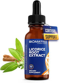 BioMatrix Licorice Root Extract (1200 Drops 2 fl. oz) More Active Ingredient Than Competing Brands (0.87 mg Glycyrrhizin per Drop) Less Doses Needed Concentrated Raise Cortisol Energy