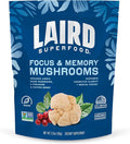 Laird Superfood Organic Focus and Memory Mushroom Blend with Lion’s Mane L-Theanine and Coffee Berry 3.17 oz. Bag Pack of 1