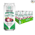 Steaz Lightly Sweetend Iced Green Tea 16 OZ (Super Fruit)