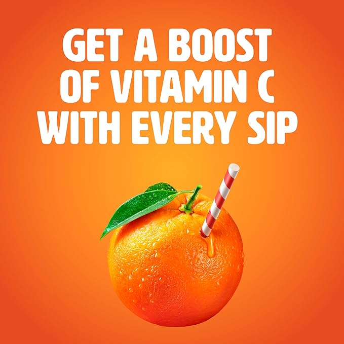 Tropicana 100% Juice Orange Blend Single Serve 15.2 fl oz Bottles (Pack of 12) - Real Fruit Juice Vitamin C Rich No Added Sugars No Artificial Flavors