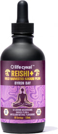 Life Cykel - Reishi Mushroom Extract with Wild Kakadu Plum - Potent Immune &amp Sleep Support Supplement Vitamin-C Rich Adaptogen Mushroom Drops - 4 Fl Oz