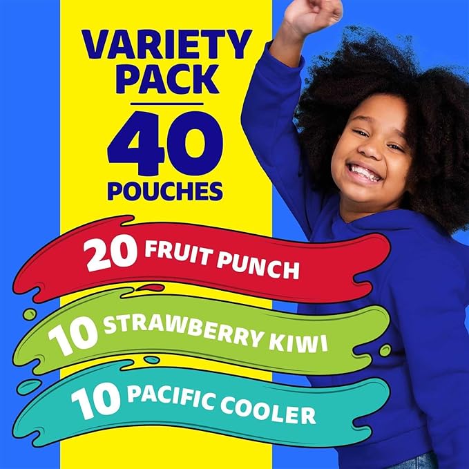 Variety Pack 6 fl. oz. pouches 40 pk. - Premium Refreshing Juice Drink - Variety Pack - Pantry Essential