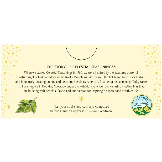 Celestial Seasonings Sleepytime Mint Herbal Tea - Caffeine Free Sleep Tea 20 Tea Bags Per Box (Pack of 6)