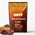 Bryt Mushroom Coffee with 6 Adaptogenic Mushrooms + Collagen – Steady Energy Focus &amp Immunity Support 6.35 oz(1pcs)