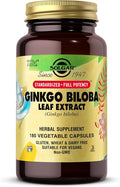 Solgar Ginkgo Biloba Leaf Extract - 180 Vegetable Capsules - Standardized Full Potency (SFP) - Non-GMO Vegan Gluten Free Dairy Free Kosher - 180 Servings