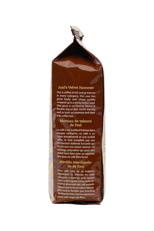 Coffee Fool's Organic Fair Trade Velvet Hammer (Very Fine Grind)