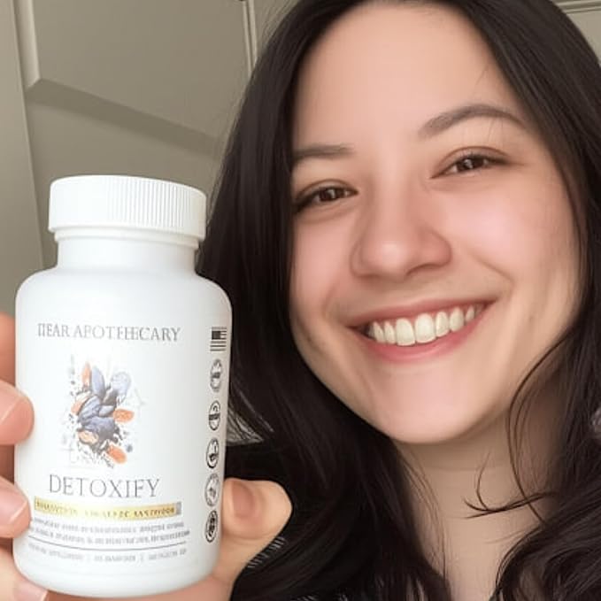 Detoxify Advanced Cleanse - Black Walnut Papaya Seed Herbal Formula - Gut Health Support with Chlorella Psyllium Aloe Fiber - Intestinal Wellness Blend - Vegan Non-GMO Gluten-Free - 60 Capsules