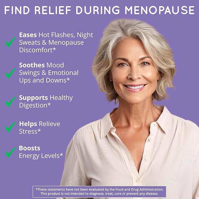 Happy Healthy Hippie Go with The Flow Menopause Support &amp Vegan Collagen Builder Collagen Pills