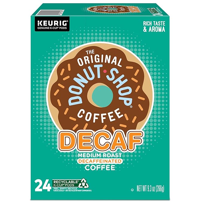The Original Donut Shop Decaf Keurig Single-Serve K-Cup Pods Medium Roast Coffee 96 Count