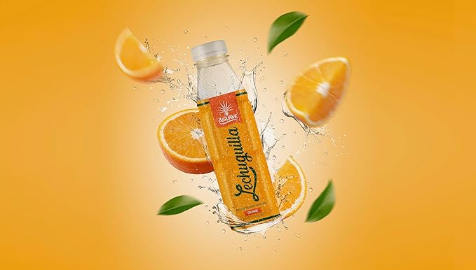 AGUAVE Orange-Lechuguilla Prebiotic Agave Drink 16.9Fl Oz | Nonalcoholic Fermented Agave | Low Sugar | Traditional Mexican Street Beverage (6 Pack Orange-Agave)
