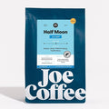Joe Coffee Company (NYC Roaster) Half Moon Half Caffeinated Ground Specialty Coffee 12 oz Bag Rainforest Alliance Certified Kosher Climate Friendly