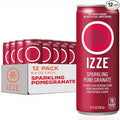 IZZE Sparkling Juice Pomegranate 8.4 Fl Oz (Pack of 12)