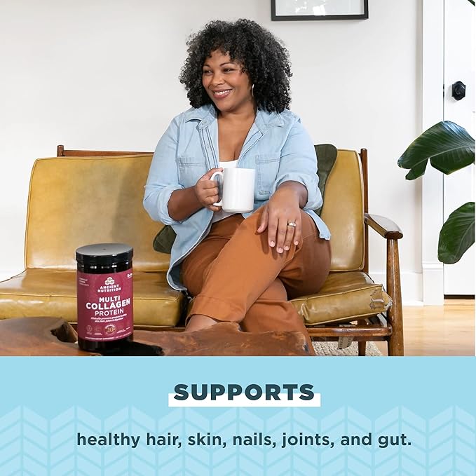 Ancient Nutrition Collagen Peptides Powder Unflavored 14 Servings + Multi Colalgen Protein Powder Unflavored 45 Servings