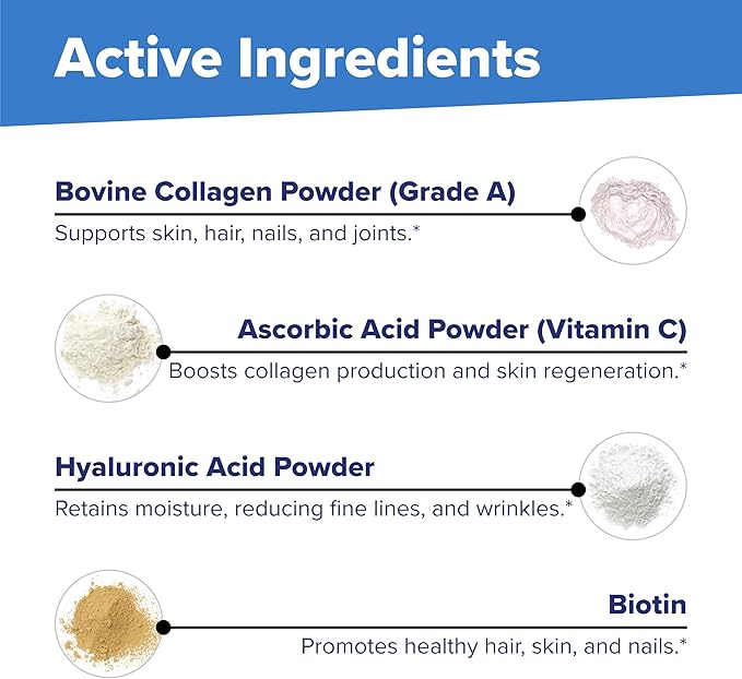 Superior Source Beauty Collagen - Collagen Powder from Grass-Fed Cows - Supports Healthy Hair Nails &amp Skin - Features Biotin Vitamin C &amp Hyaluronic Acid - 12.7 oz