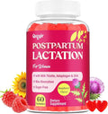 Lactation Supplement Postpartum Lactation Support Gummies for Breastfeeding with Milk Thistle and Postnatal Vitamins As Breast Milk Supply Booster Recovery Hair Growth 60 Count Sugar Free &amp V