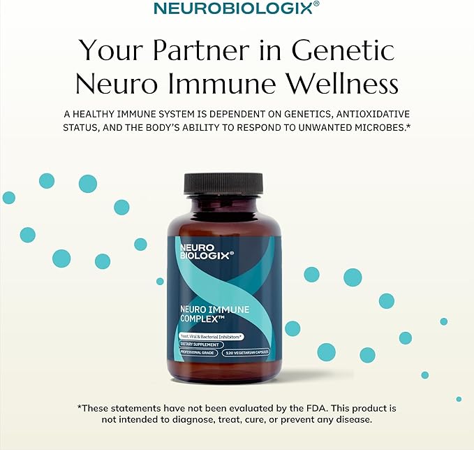 Neurobiologix Neuro-Immune Infection Control Monolaurin &amp L Lysine with Elderberry Olive Leaf Cinnamon Bark &amp Grape Seed Daily Immune Support for Men Women &amp Kids Gluten Free 120 Ca