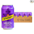 Dry Grape Ginger Ale - Refreshing Crisp Delicious - 12 12oz Cans