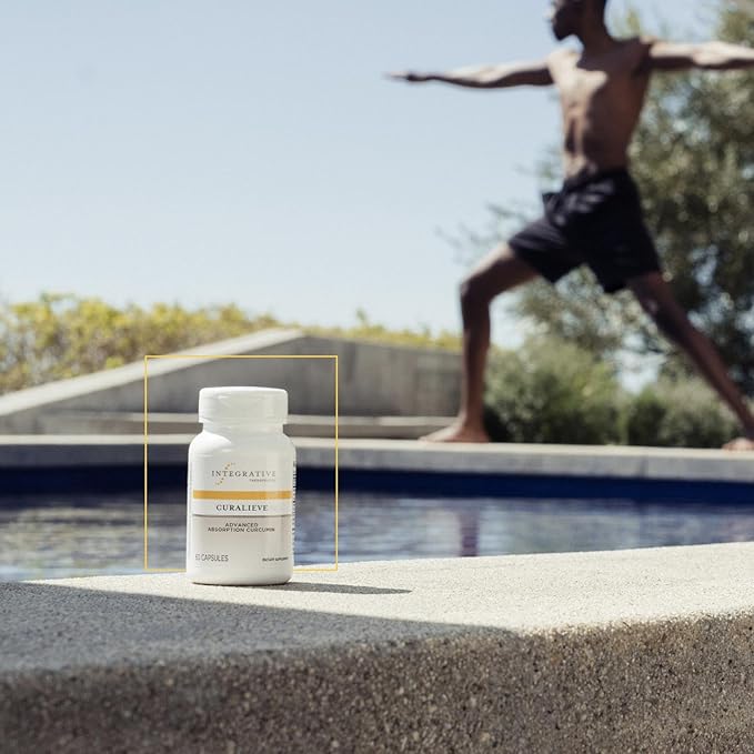 Integrative Therapeutics Curalieve - Curcumin Formula for Antioxidant Support* - High Absorption Curcumin - Vegan Gluten-Free &amp Dairy-Free - 60 Capsules (30 Servings)