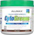 ALLMAX Naturals CytoGreens Super Greens Powder Premium Green Superfood with Greens Superfoods Prebiotic &amp Enzymes Daily Greens Supplement Chocolate 30 Servings