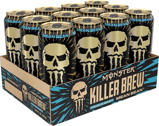 Monster Energy Killer Brew Mean Bean 15 Fl Oz | Pack of 12