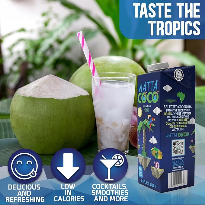 Beverages - WATTACOCO - WATTACOCO WHOLE COCONUT WATER