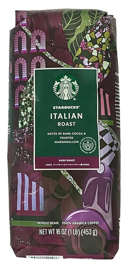 Starbucks Italian Roast Whole Bean Coffee (1lb)