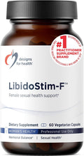 Designs for Health LibidoStim-F - Formula for Women with Tribulus DHEA + Ginkgo Biloba - Non-GMO + Soy Free Female Health Support Supplement (60 Capsules)