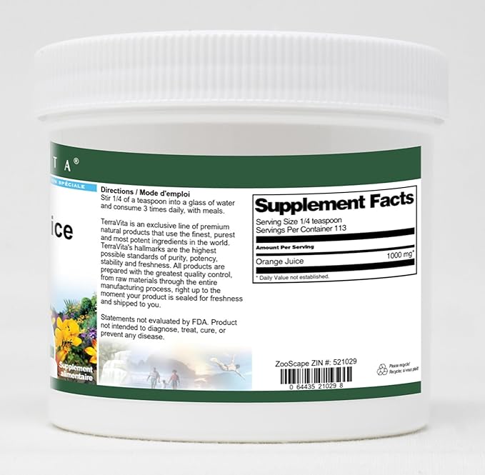 Orange Juice Powder (4 oz ZIN: 521029) - 3 Pack