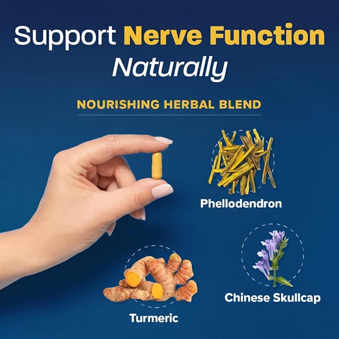 Redd Remedies Nerve Shield Supports Healthy Nerve Structure and Circulation 60 Vegan Capsules