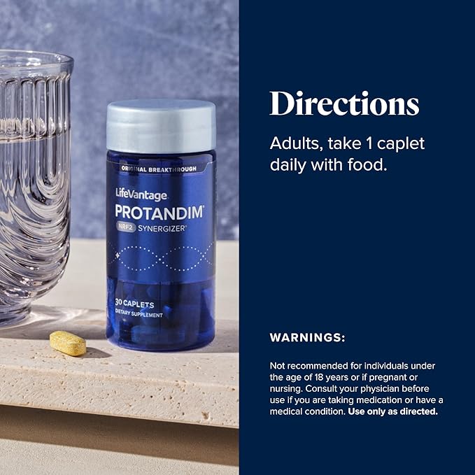 Protandim Nrf2 Synergizer (30 Caps) Nrf2 Activator Healthy Aging Supplement Antioxidants Fight Oxidative Stress 5 Herb Blend Supports Cellular Health Ashwagandha Turmeric Milk Thistle