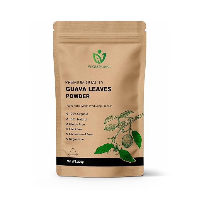Guava Leaves Powder – Natural Herbal Leaf Powder – Pure Dried Guava Leaves for Tea &amp Recipes