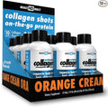 HEALTH DIRECT – Medical-Grade Liquid Collagen Shots – AminoSculpt Sugar-Free – Orange Cream – 12 Servings (12pk 2oz Shots) – Good for Joints Bones &amp Sleep – Better Hair Skin &amp Nails