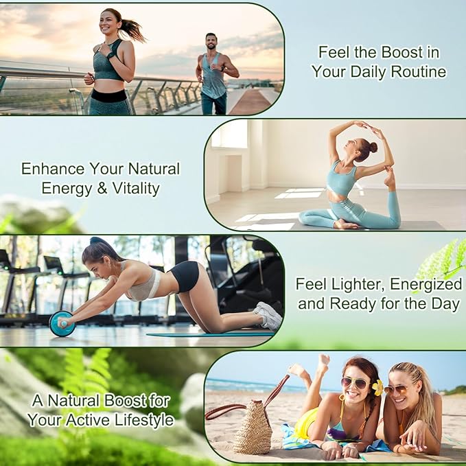 Premium Green Coffee Bean Extract Powder - Gluten-Free Green Coffee Bean Extract Supplements with 10 Natural Health Blends Instant Coffee 180g (18 Sachets)