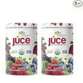 Terra-Kai Organics Juce Super Fruit and Veggie Blend Drink 12.2-Ounce Garden Berry 30 Servings Greens Powder Green Juice Powder Super Food Greens Drink (Pack 2)