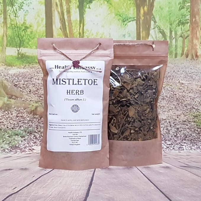 Health Embassy Mistletoe Herb Tea | Viscum Album L | Herbal Tea (50g)