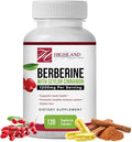 Berberine with Ceylon Cinnamon 1200 mg - Berberine HCL and Cinnamon for Blood Sugar and Metabolic Support - Non-GMO - Natural Support for Healthy Lifestyle - 120 Veg Capsules