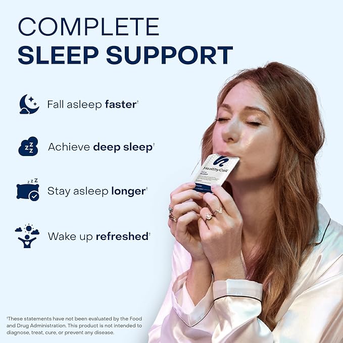 Healthycell REM Sleep Aid Supplement + Immune Super Boost Supplement Bundle
