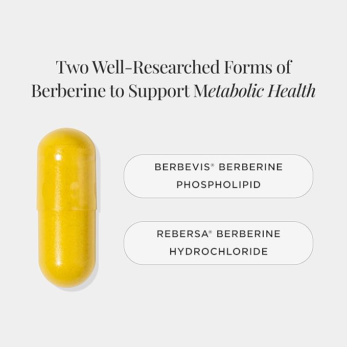 JSHealth Vitamins Berberine+ Formula — Berberine Supplement for Metabolic Health — Vegan Gluten-Free &amp Non-GMO. (60 Tablets)
