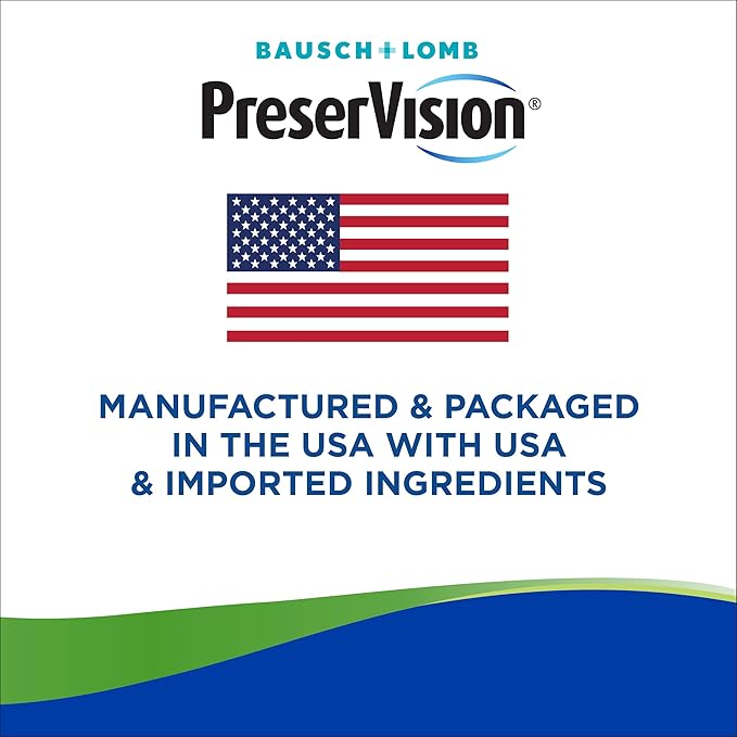 PreserVision AREDS 2 + Multivitamin#1 Eye Doctor Recommended Brand2-in-1 Eye Vitamin with LuteinZeaxanthinZincand Vitamin CD &amp E80 Softgels(Pack of 2)