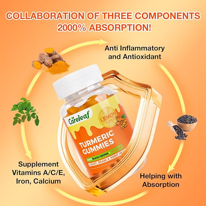 Sugar Free Collagen Gummies with Free Turmeric Gummies