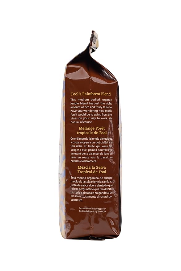 Coffee Fool's Organic Fair Trade Rainforest (Strong Drip Grind)