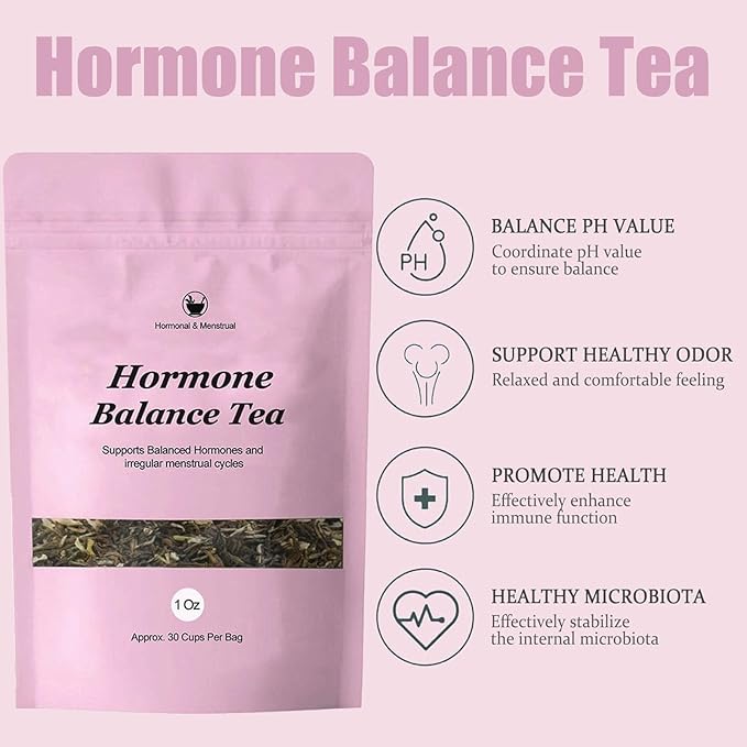 Hormone Balance Tea Hormone Balance for Women Organic Healthy Cycle Herbal Tea Loose Leaves 1 Count