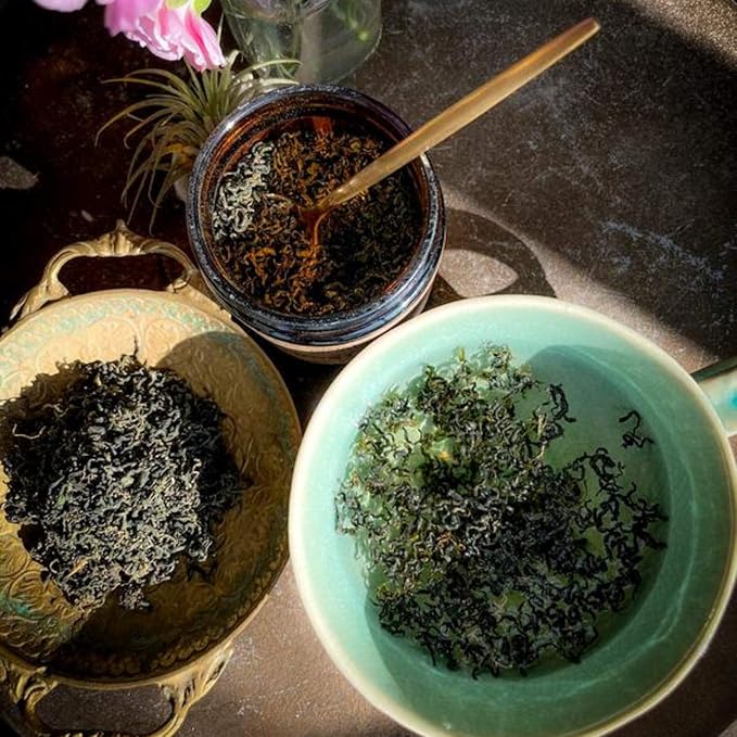 Anima Mundi Apothecary Gynostemma - Wild Grown Jiaogulan Leaf for Tea - Natural Source of Nutrients Antioxidants Vitamins and Minerals - Longevity Tea Leaves (2oz / 57g)
