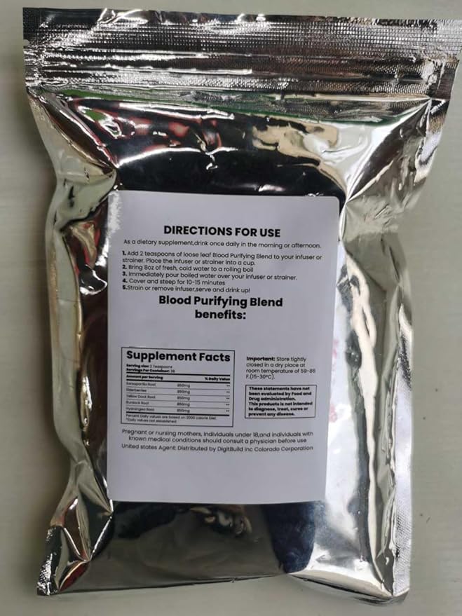2Bag Blood Purifying Blend Tea All Natural Ingredients for Men Women