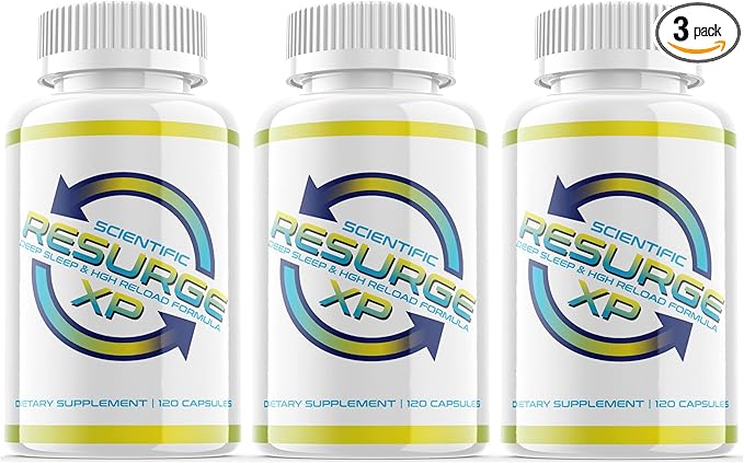 Scientific Resurge XP Deep Sleep Support Formula 120 Capsules (3 Pack) Sleeping melatonin