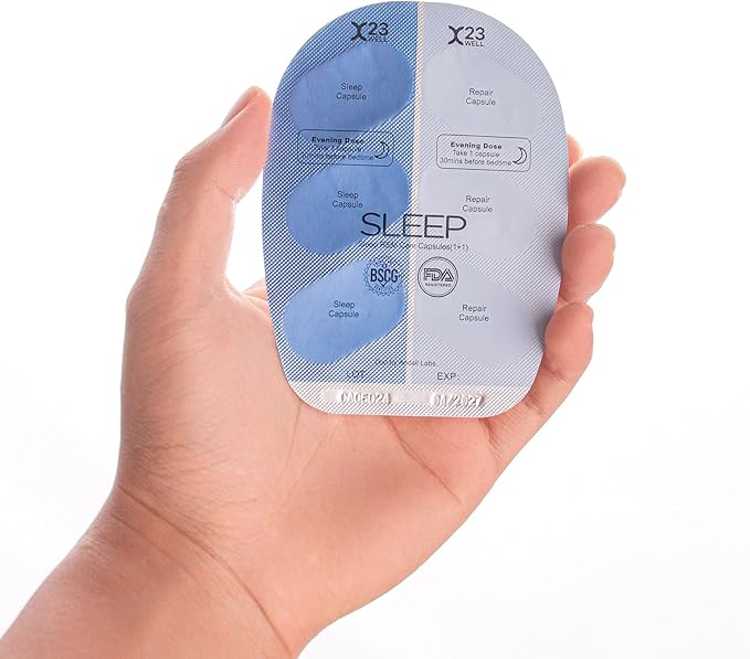 Sleep Rem Care Capsules Dual Sleep Support with Melatonin &amp Vitamin B6 Chamomile Lavender for Relaxation Natural Sleep Aid for Adults 12 Capsules