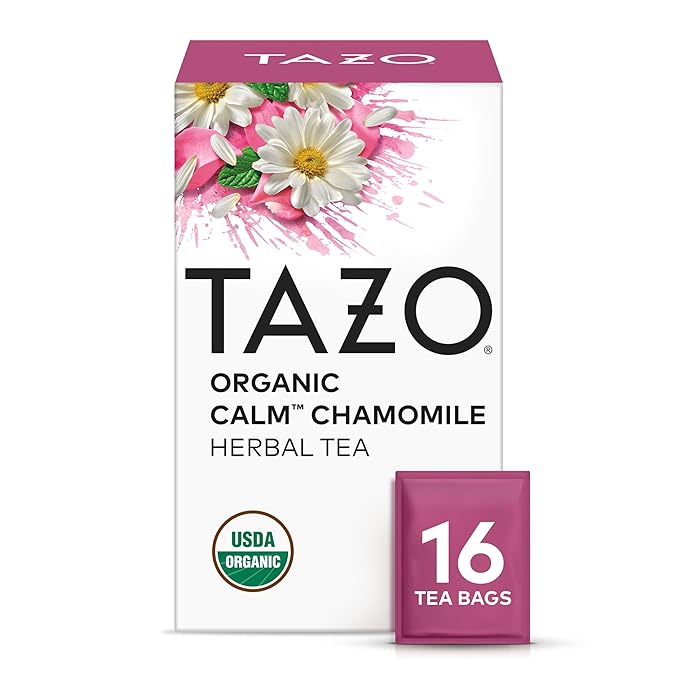 TAZO Tea Bags Regenerative Organic Zen Calm Chamomile &amp Herbal Organic Dream 16 CT (1ea) (Variety Pack)