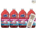 Ocean Spray Cran Watermelon Fruit Juice Drink 64 fl oz Plastic Bottle 4 Pack + 15 Sugarcane Disposable Straws by KOOL8SHOP Infinite Deals